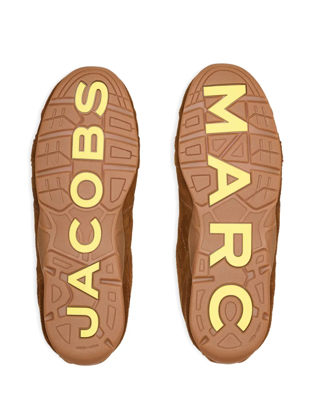 Marc Jacobs lace-up panelled sneakers Brown