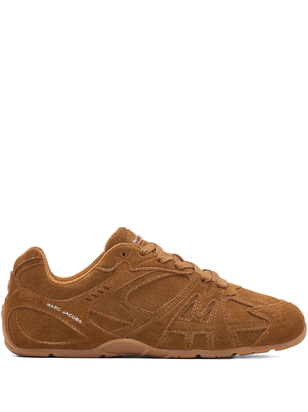 Marc Jacobs lace-up panelled sneakers Bruin