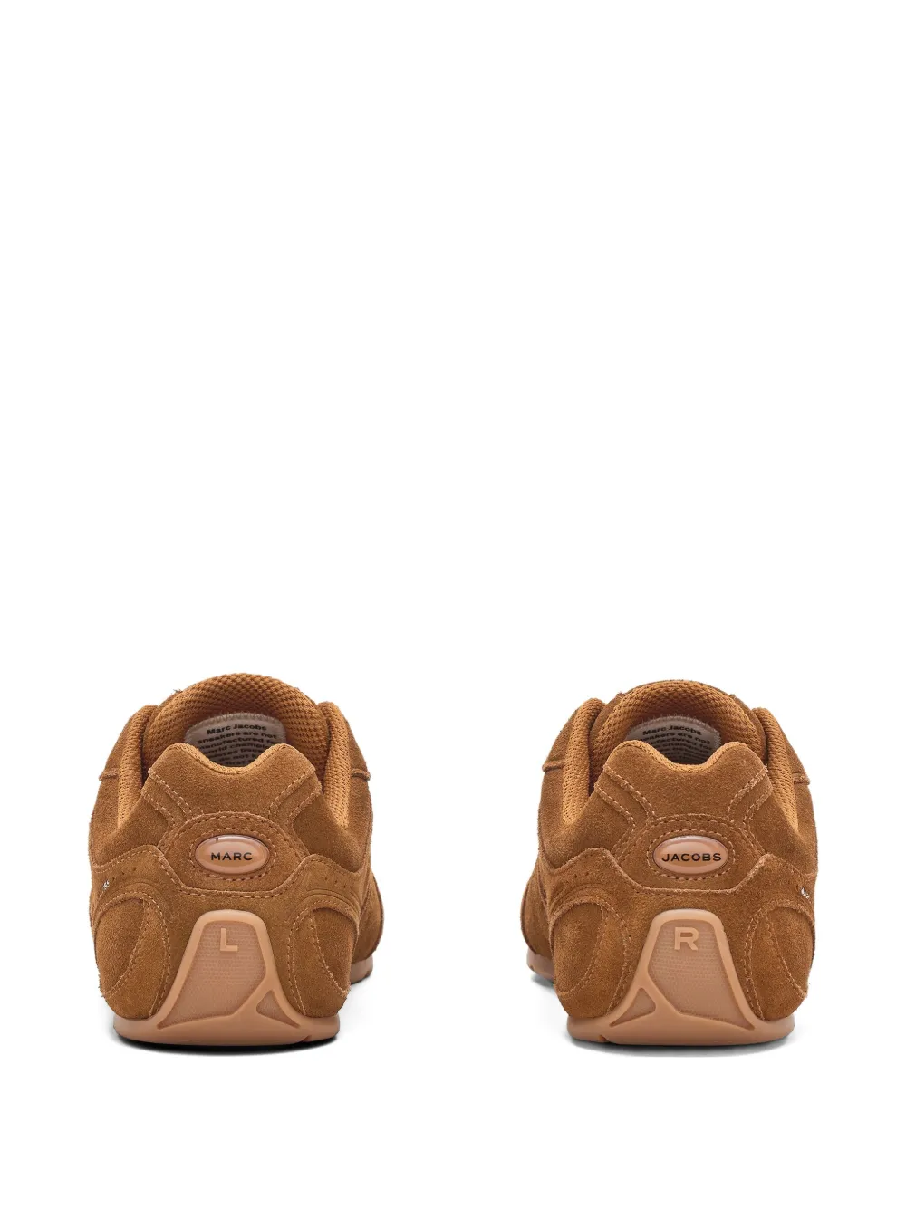 Marc Jacobs lace-up panelled sneakers Brown