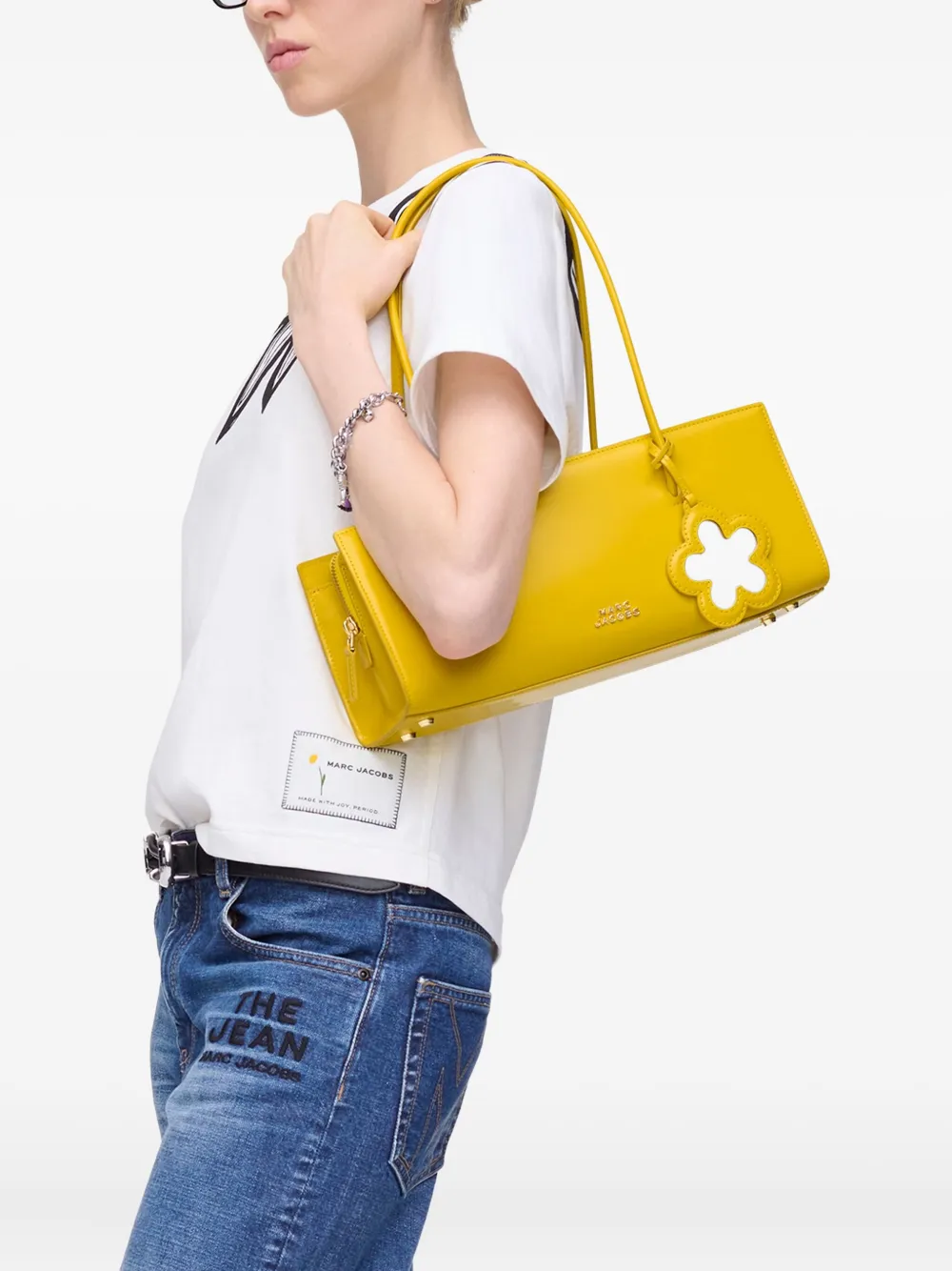 Marc Jacobs small The Mirror shoulder bag - Geel