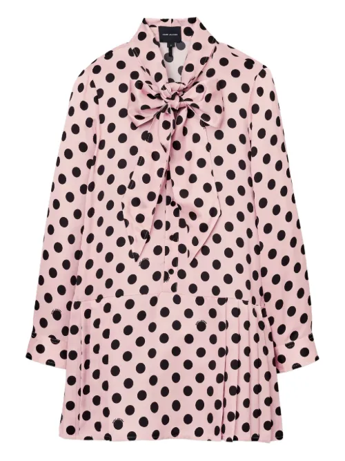 Robe plissée à pois - Marc Jacobs - Modalova