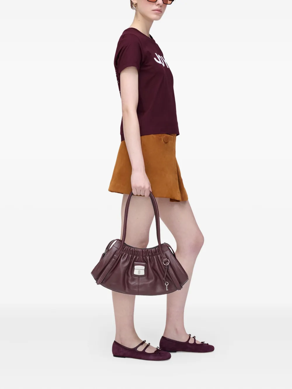 Marc Jacobs Katoenen T-shirt met vreugdeprint Rood