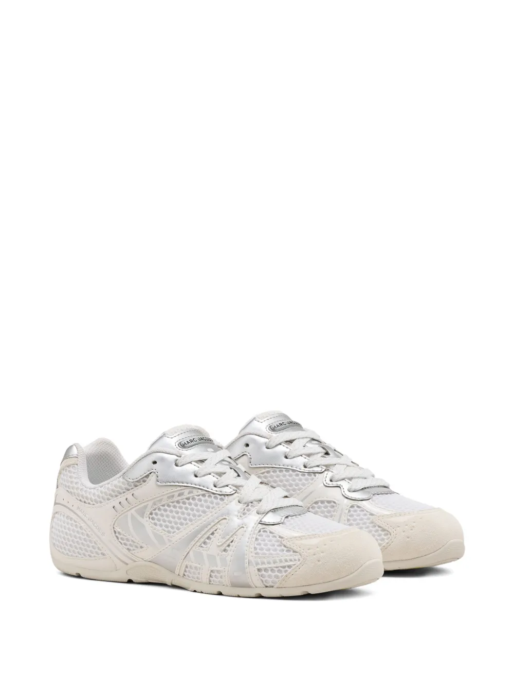 Marc Jacobs mesh-panel sneakers - Wit