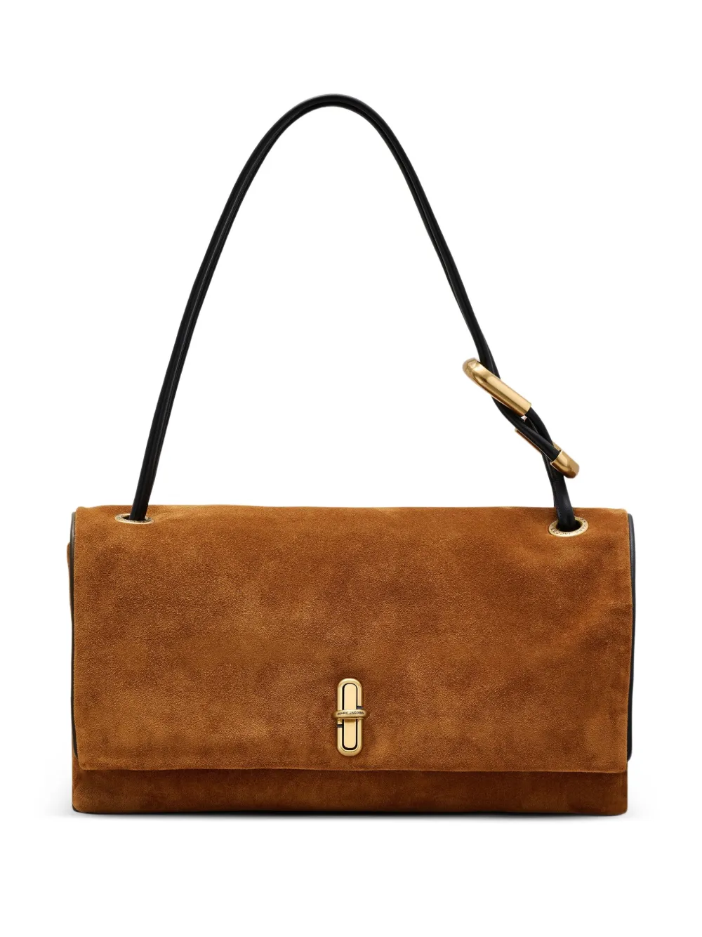 Marc Jacobs Medium suède schoudertas Bruin