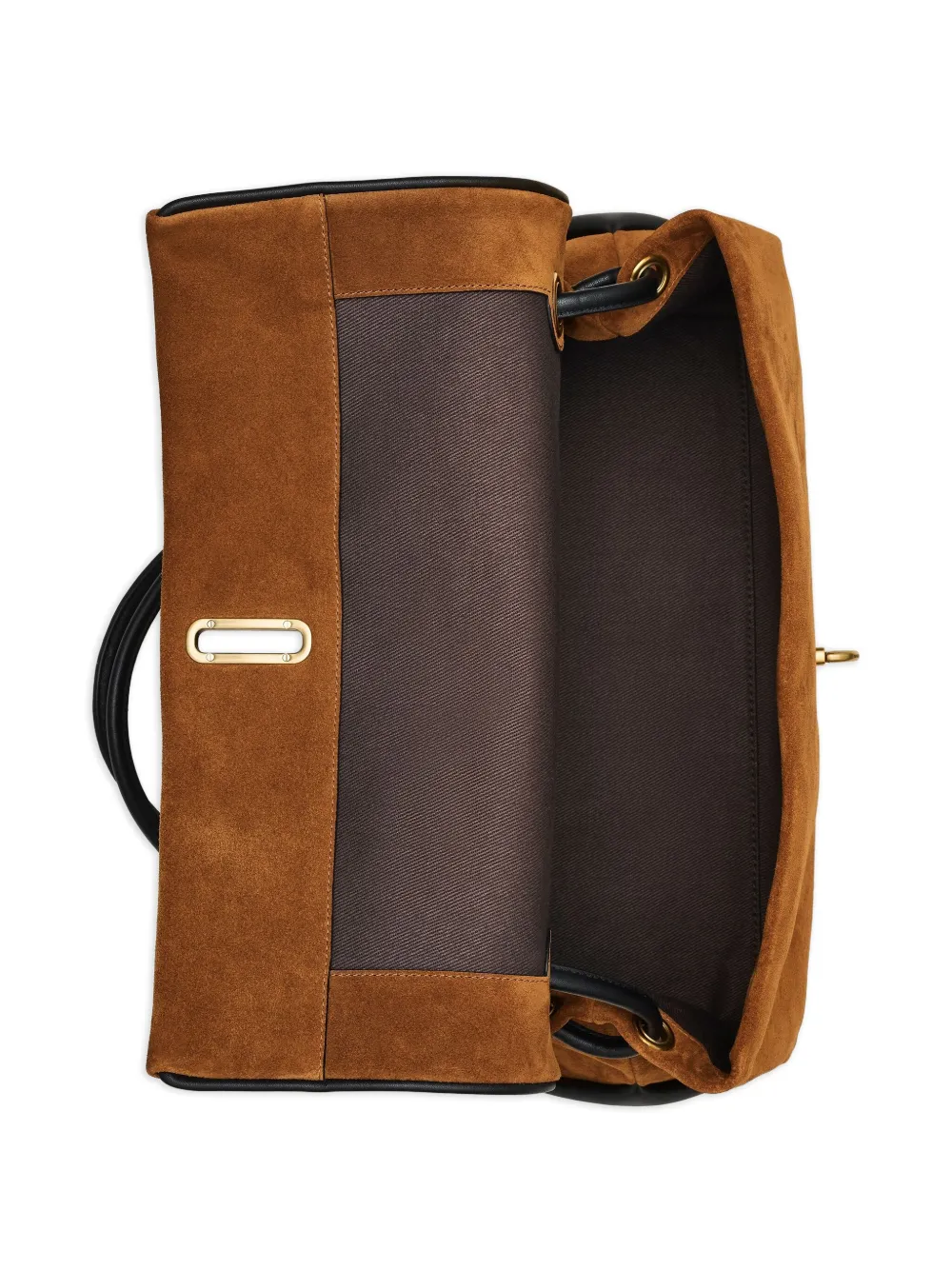 Marc Jacobs Medium suède schoudertas Bruin