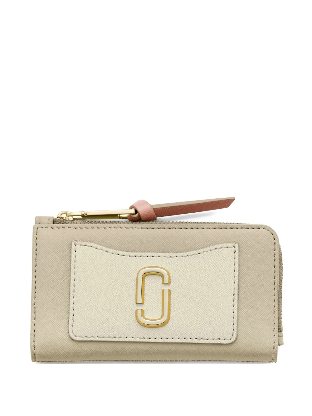 Marc Jacobs Utility Snapshot Zip-around Leather Wallet In Brown