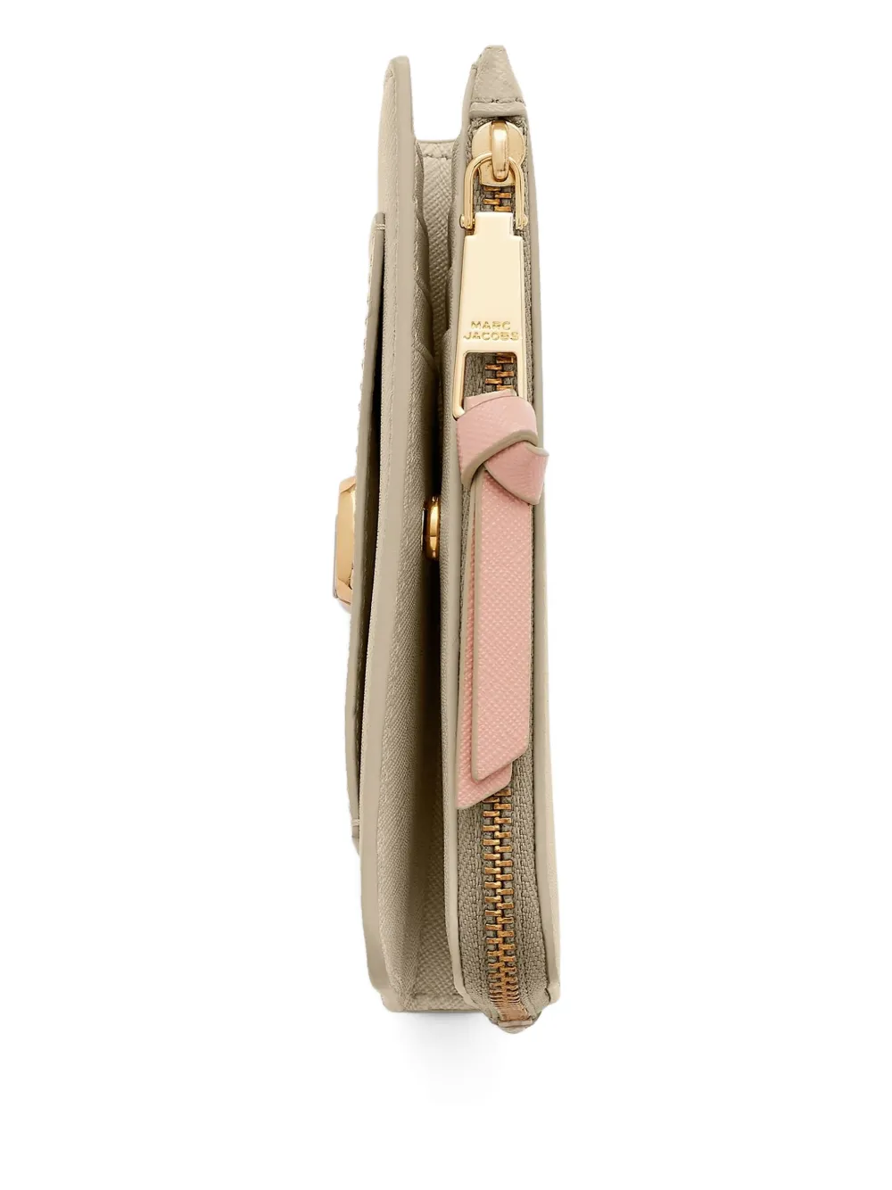 Marc Jacobs Utility Snapshot Zip-around Leather Wallet In Brown