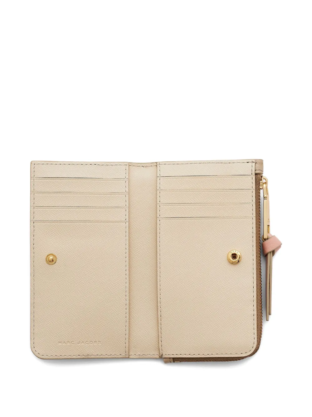 Marc Jacobs Utility Snapshot Zip-around Leather Wallet In Brown