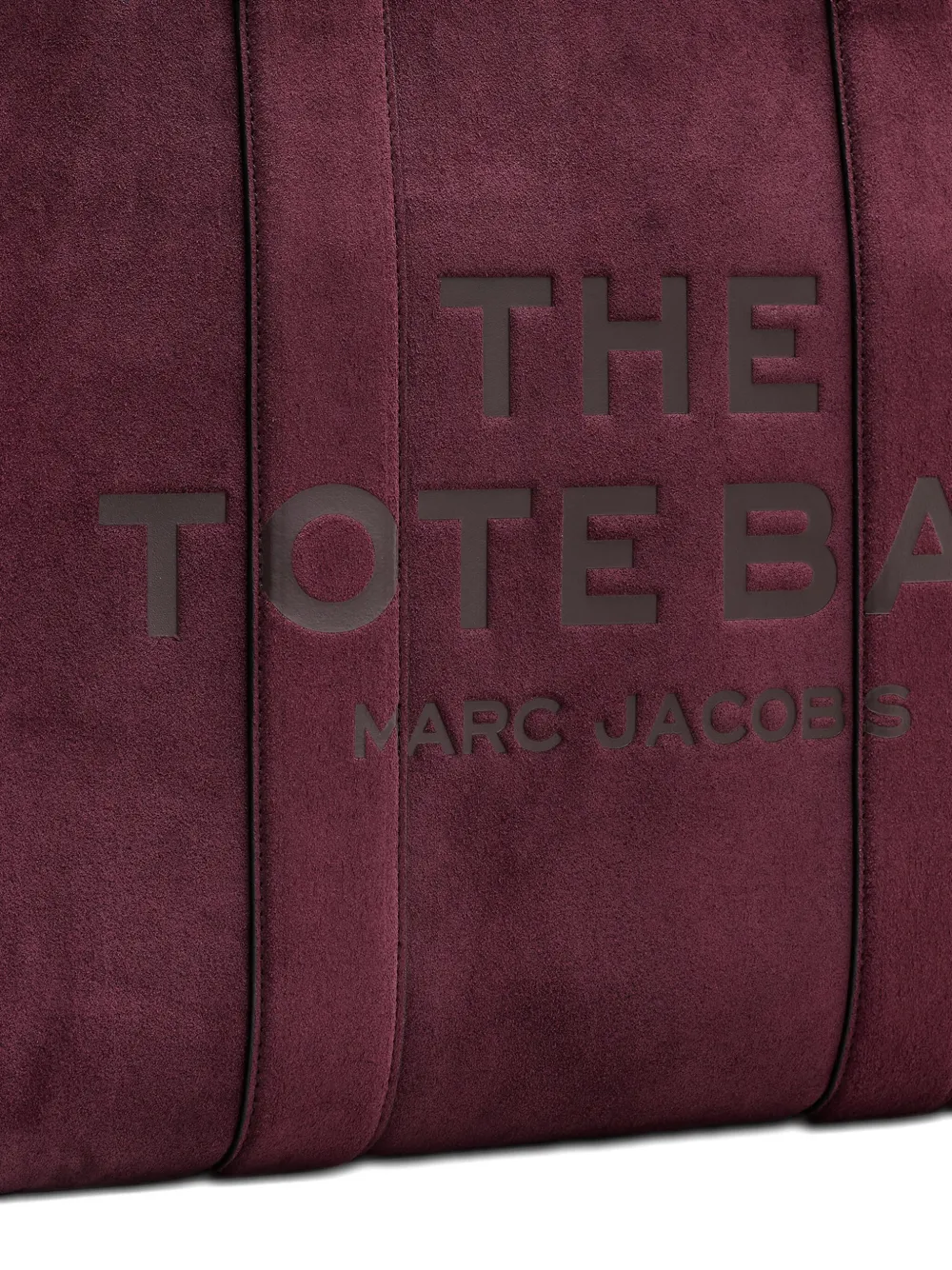 Marc Jacobs Grote The Suède shopper Paars