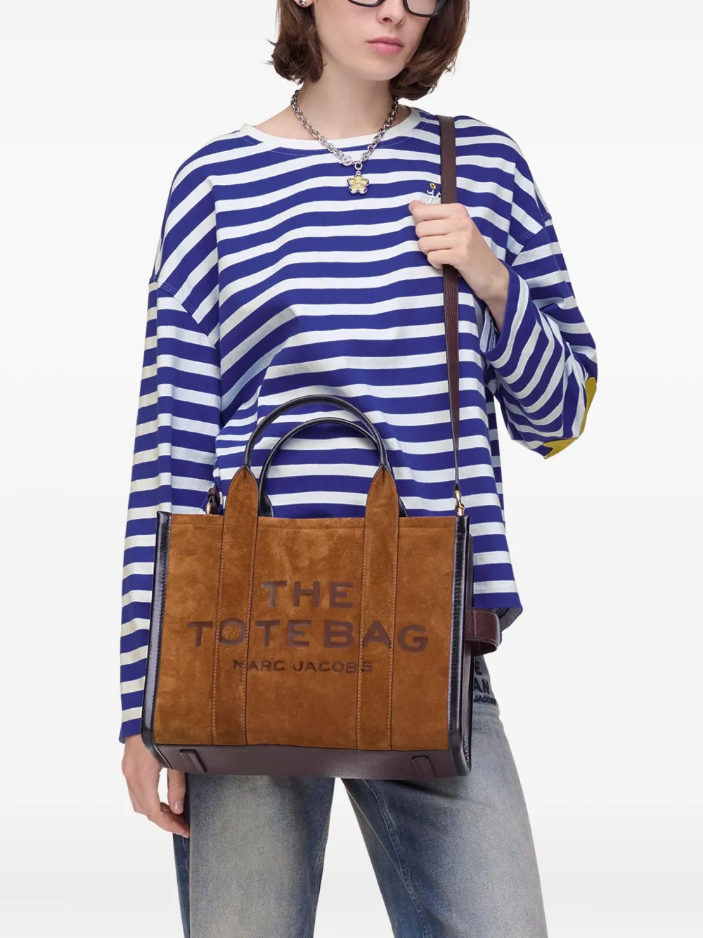 Marc Jacobs The Suede Medium Tote bag - Bruin