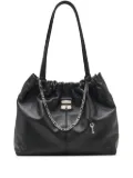 Marc Jacobs The Cristina chain-embellished drawstring tote - Black