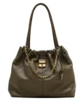 Marc Jacobs The Cristina chain-embellished drawstring tote bag - Green
