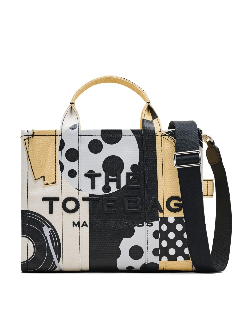 Marc Jacobs x Derrick Adams The Canvas ハンドバッグ M - ホワイト Marc Jacobs x Derrick Adams The Canvas ハンドバッグ M - ホワイト