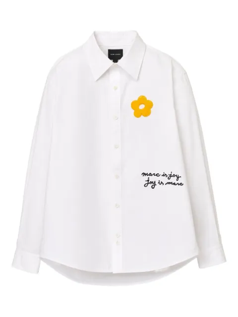 Marc Jacobs flower-patch cotton shirt
