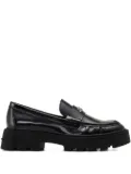 Marc Jacobs logo-plaque platform loafers - Black