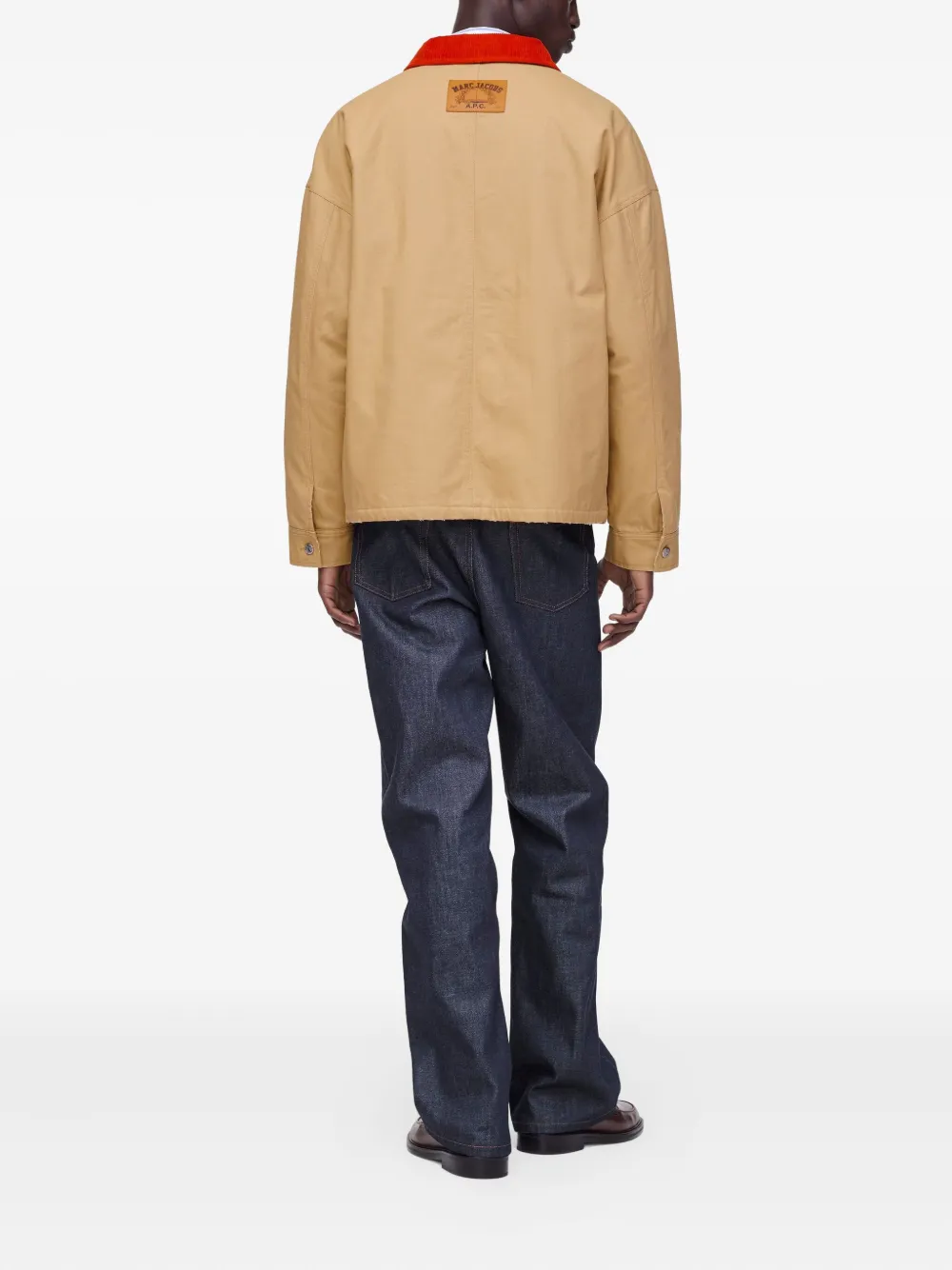 Marc Jacobs Corduroy-collar Jacket In Brown