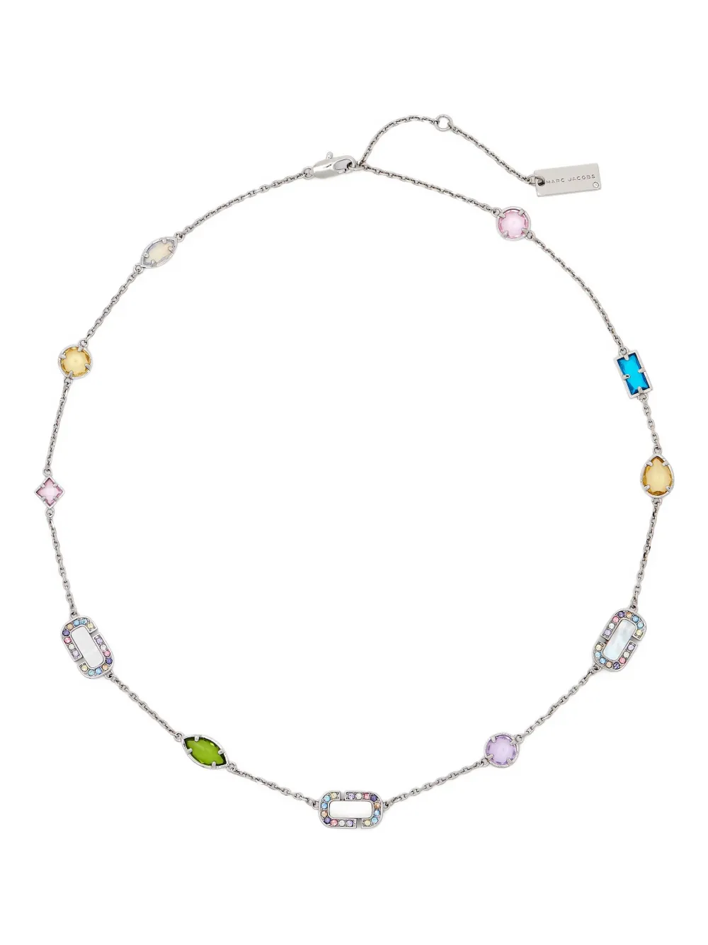 Marc Jacobs crystal-embellished necklace | Silver | Image 1