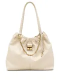 Marc Jacobs The Cristina chain-embellished drawstring tote bag - Neutrals