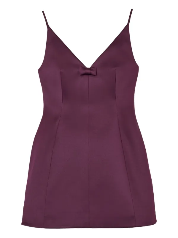 Marc Jacobs Bow-detailed Mini Dress - Red