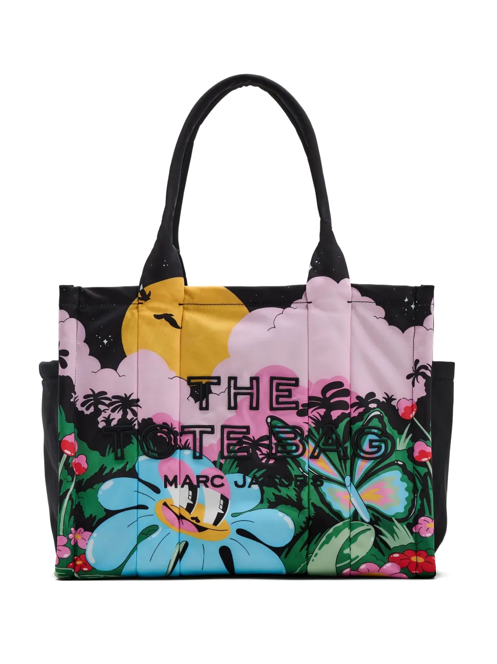 Marc Jacobs x Hattie Stewart 'The Puffy Nylon' ハンドバッグ L - ブラック Marc Jacobs x Hattie Stewart 'The Puffy Nylon' ハンドバッグ L - ブラック