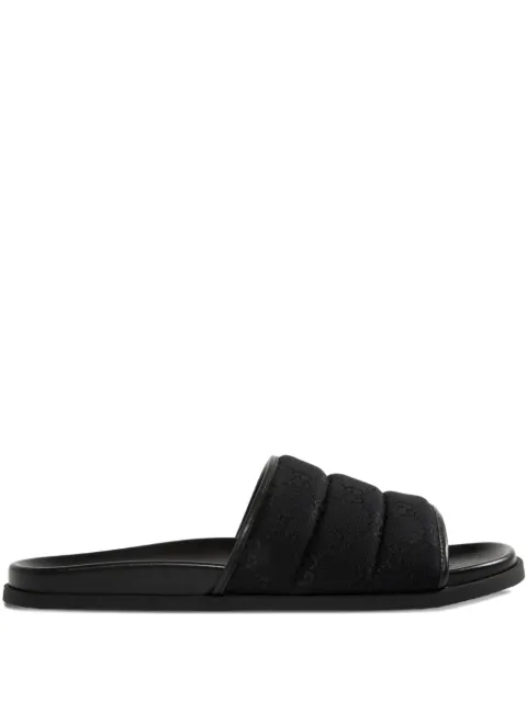 Gucci GG-pattern padded slide sandals