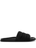 Gucci GG-pattern padded slide sandals - Black