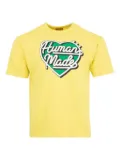 Human Made heart-print T-shirt - Yellow