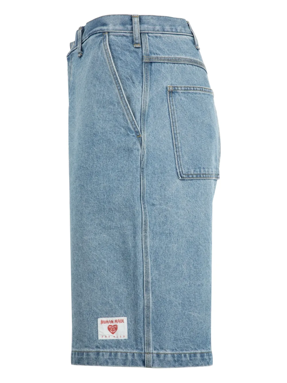 Human Made Denim shorts Blauw