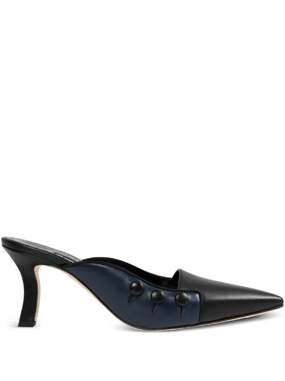 Manolo Blahnik 70mm Stateira mules Blue