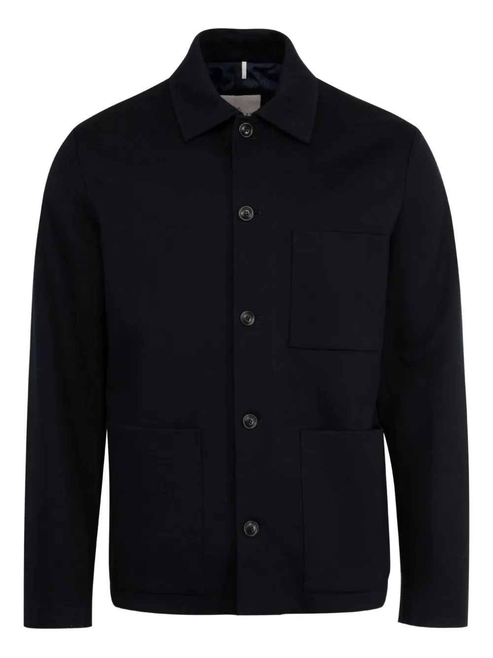 Moncler Plumel shirt jacket Blauw