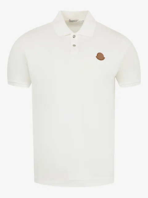 Moncler logo-patch polo shirt