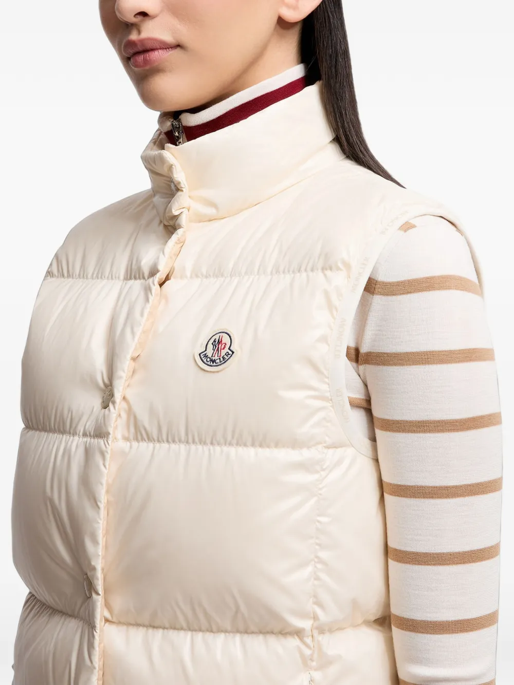Moncler Badia bodywarmer Wit