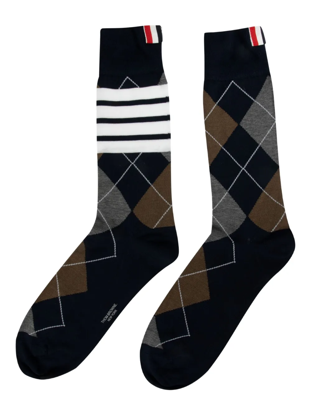 Thom Browne argyle four-bar socks | Image 2