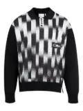 Le Pere mesh polo shirt - Black