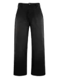 UNTITLED ARTWORKS double-knee workwear jeans - Black