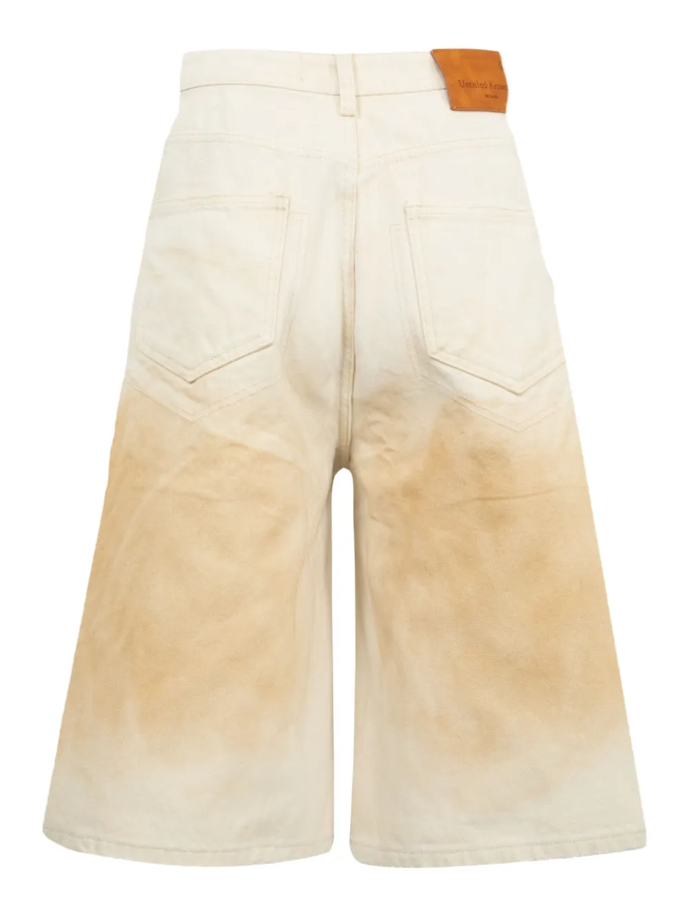 UNTITLED ARTWORKS faded-effect shorts | Denim Shorts | Image 2