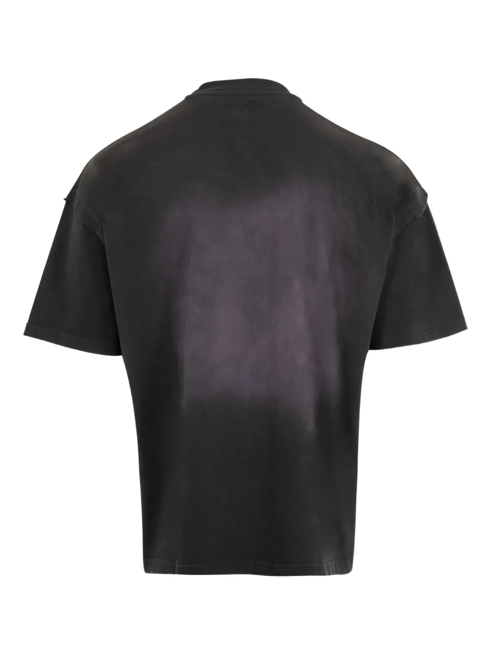 UNTITLED ARTWORKS T-shirt met vlinderprint - Zwart
