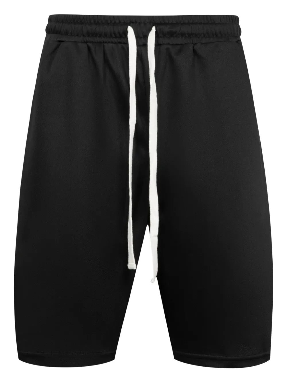 UNTITLED ARTWORKS drawstring drop-crotch shorts | Black | Image 1