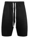 UNTITLED ARTWORKS drawstring drop-crotch shorts - Black