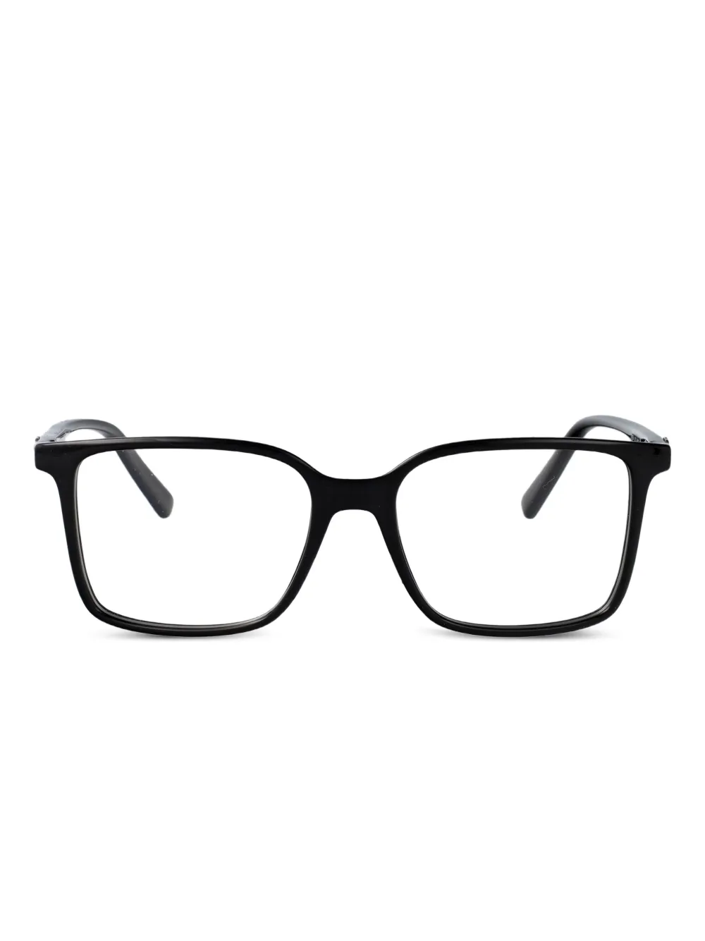 Ferragamo Eyewear ガンチーニ スクエア眼鏡フレーム - ブラック Ferragamo Eyewear ガンチーニ スクエア眼鏡フレーム - ブラック