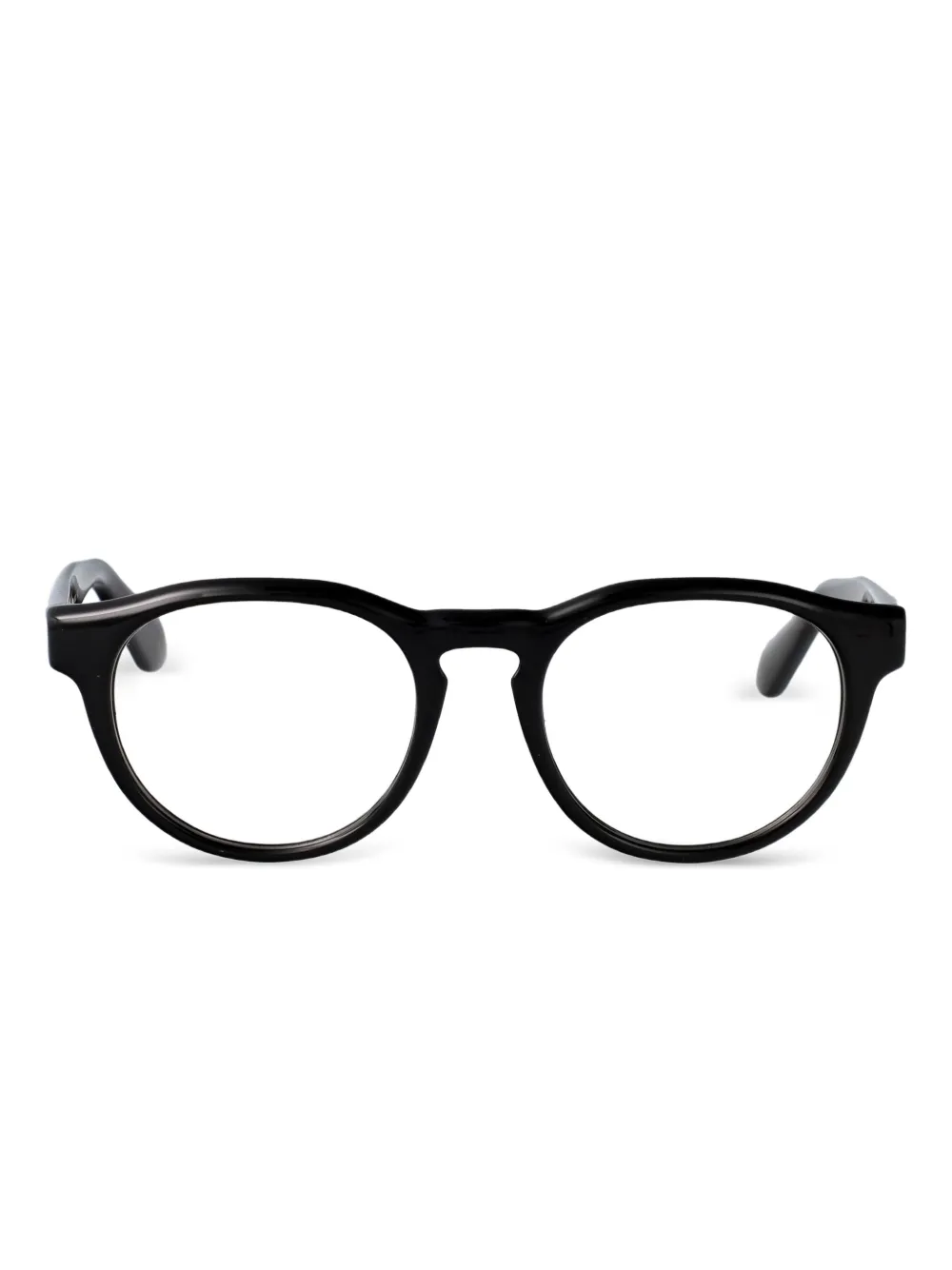 Ferragamo Eyewear ラウンド眼鏡フレーム - ブラック Ferragamo Eyewear ラウンド眼鏡フレーム - ブラック