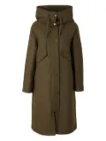 Herno hooded drawstring coat - Green
