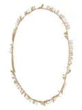 Jil Sander teardrop-style brass necklace - Gold