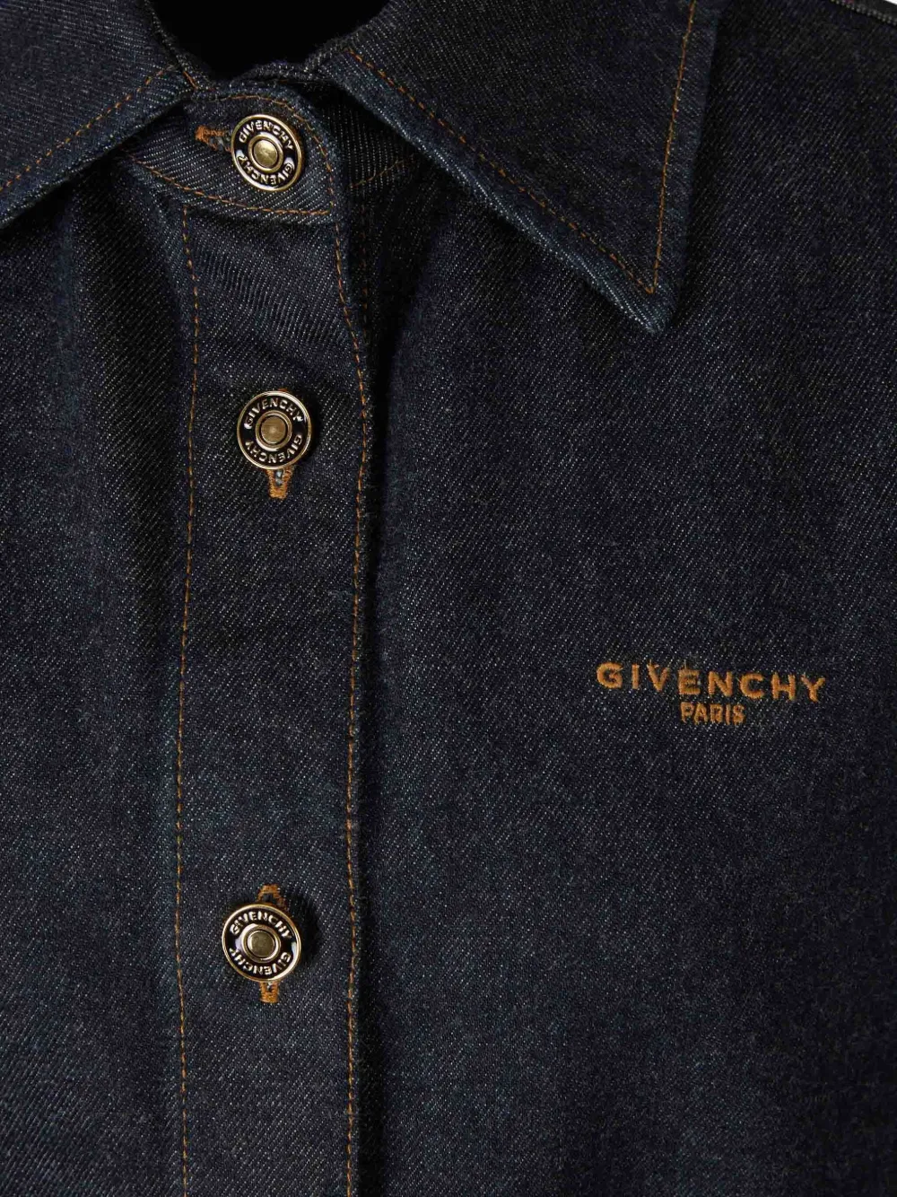 Givenchy Denim blouse Blauw