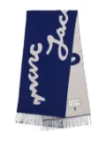 Marc Jacobs Marc is Joy wool scarf - Blue
