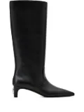 Marc Jacobs pointed-toe leather boots - Black