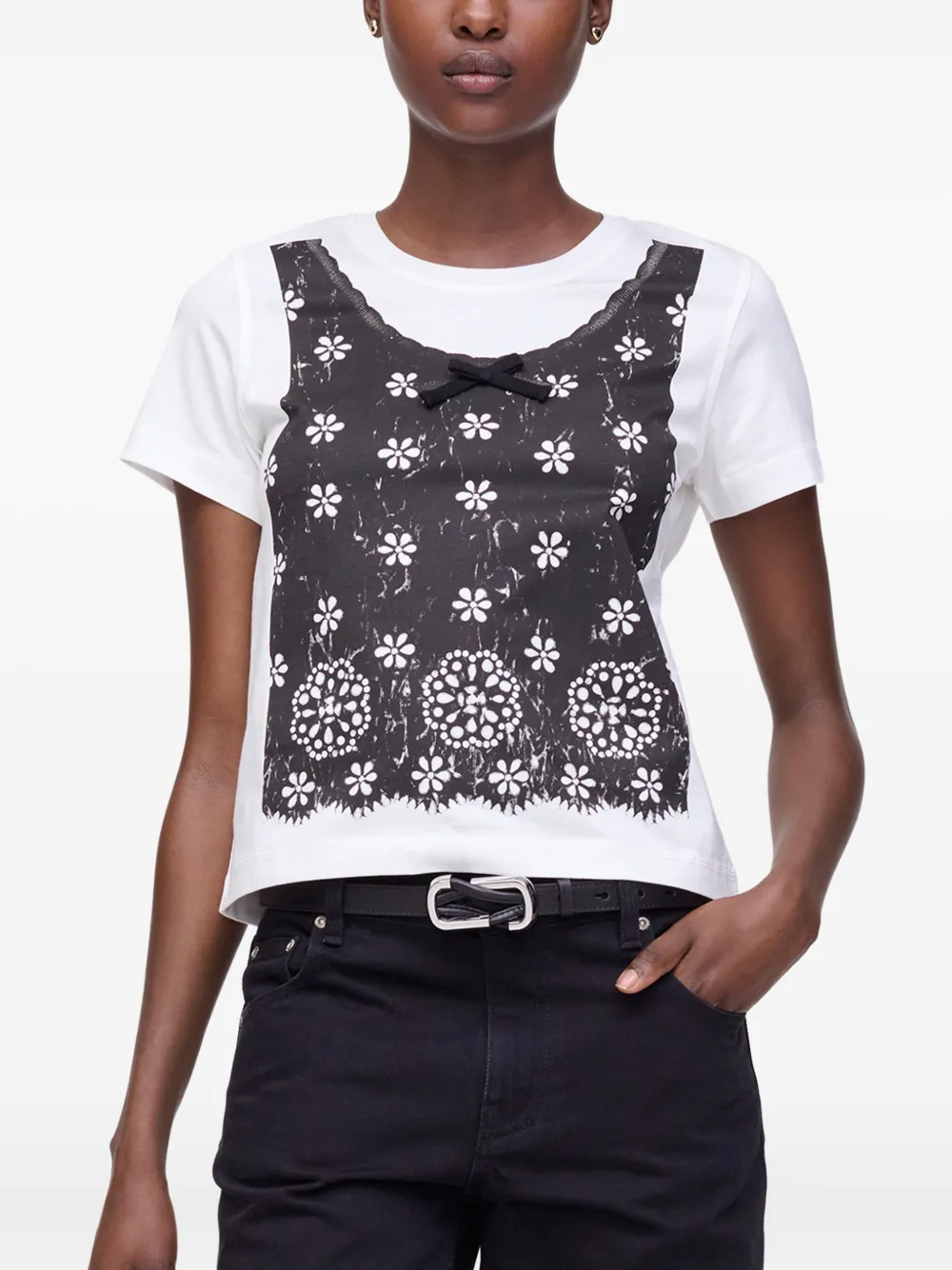 Marc Jacobs Katoenen T-shirt met print Wit