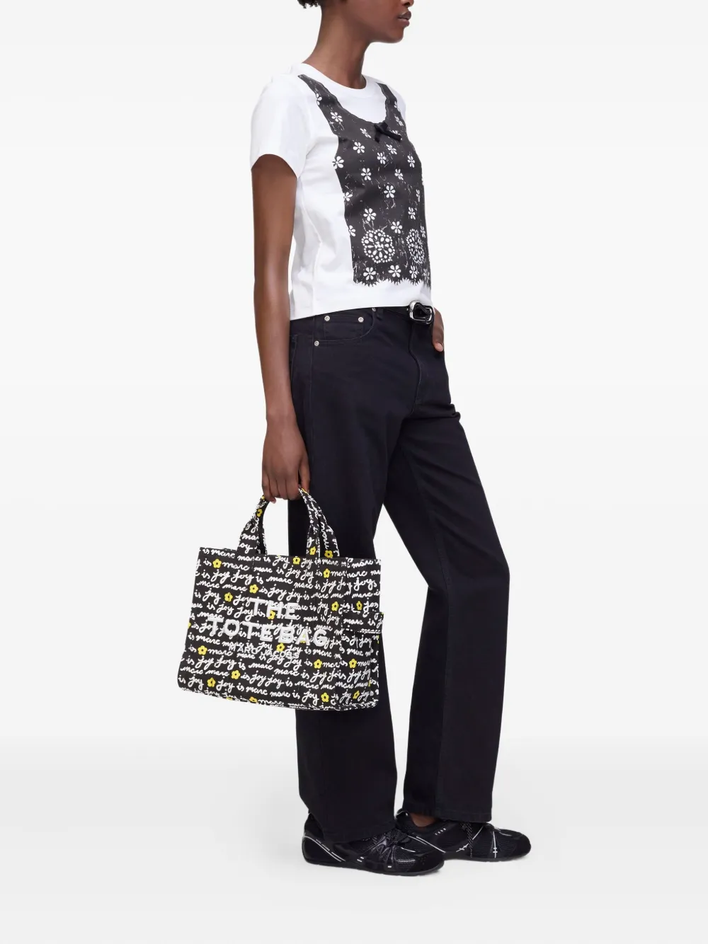 Marc Jacobs Katoenen T-shirt met print Wit