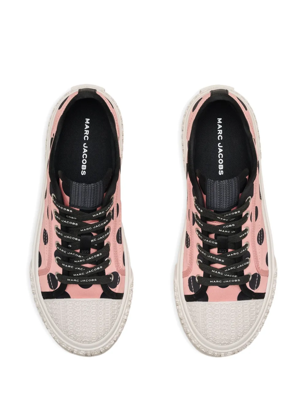 Marc Jacobs polka-dot platform trainers Pink