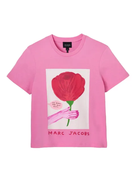 Marc Jacobs  Oh Rose print cotton T-shirt